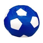 FRONTI Sedací vak - míč 100 cm - modrá + bílá