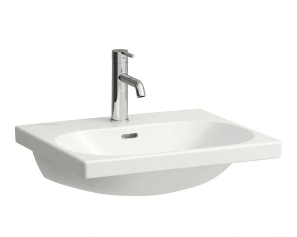 Laufen - Lua Umyvadlo 55x46 cm, s přepadem, otvor pro baterii, bílá H8160820001041