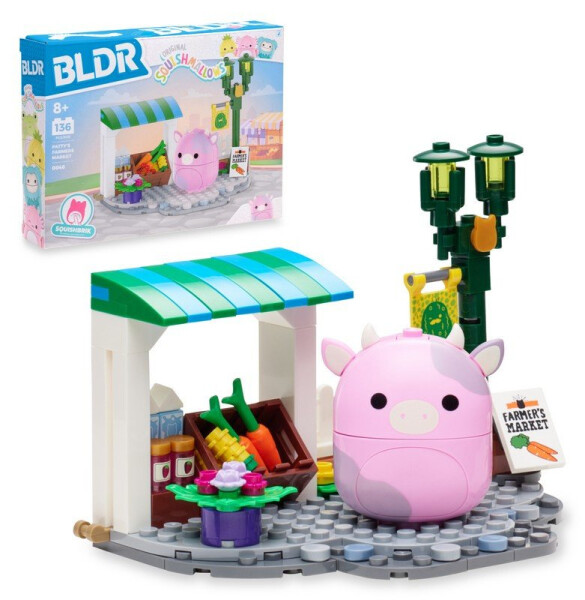 Squishmallows Stavebnice BLDR - Patty a farmářský trh