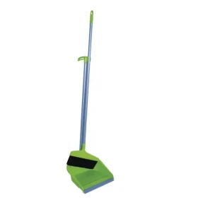 MSV Smeták s lopatkou na tyči zelený / Smeták s lopatkou / 80 cm / plast
