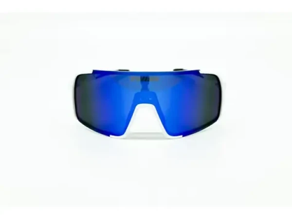 FLYING EAGLE PRO PACK Polarizační sluneční brýle White/Blue / 2x polarizační sklo / cestovní pouzdro (EAGLE-WH-PRO-2X-BLUE)