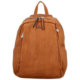 Trendy dámský koženkový kabelko-batoh Zodak, hnědý