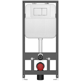CERANO - Modul Basic pro WC závěsné - předstěnová instalace/sádrokarton - 50x114 CER-670786