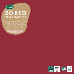 Ubrousky bordové 20 ks 3-vrstvý, 33 cm x 33 cm Duni Ubrousky bordové 20 ks 3-vrstvý, 33 cm x 33 cm Duni