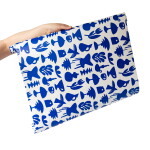 Bella Rose Balicí papír Family Treasures 5 m, modrá barva