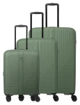 Travelite Air Stripe S exp, M exp, L Green S: 40/47 l / M: 75/86 l / L: 104 L TRAVELITE-7000342-80
