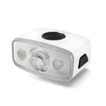 Rockbros QC1200 bílá / Přední světlo na kolo / 1200 lm / USB-C nabíjení