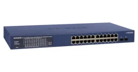 Netgear GS724TP / Managed switch / 24x Gb PoE / L2/L3/L4 / 52 Gbit/s / 380W PoE / 2x SFP (GS724TP-300EUS)