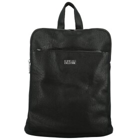 Trendy dámský koženkový kabelko-batoh Coveri Gitta, černý