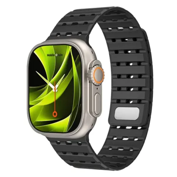 Mobile Origin Magnetic Strap řemínek pro Apple Watch 49mm/46mm/45mm/44mm černá (AWMS-01-BLK)