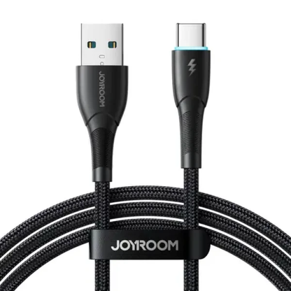 Joyroom SA32-AC3 Nabíjecí kabel USB-A (M) - USB-C (M) 3A 1.0m černá (SA32-AC3 1m Bl)