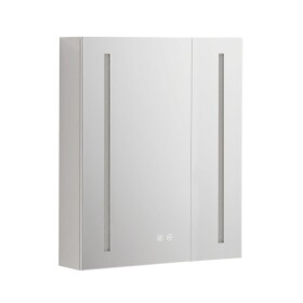 Mereo Koupelnová galerka 60 cm, zrcadlová skříňka, stříbrná CN190