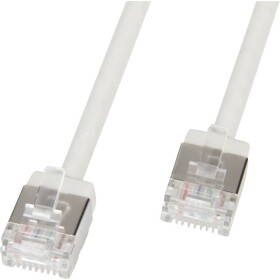 Roline 21.15.4503 RJ45 síťové kabely, propojovací kabely CAT 6A U/FTP 3 m šedá 1 ks
