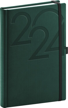 Denní diář 2024 Ajax zelený, 15 21 cm