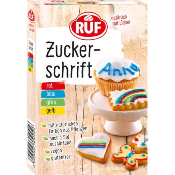 Cukrová zdobička 100g 4 barvy - RUF