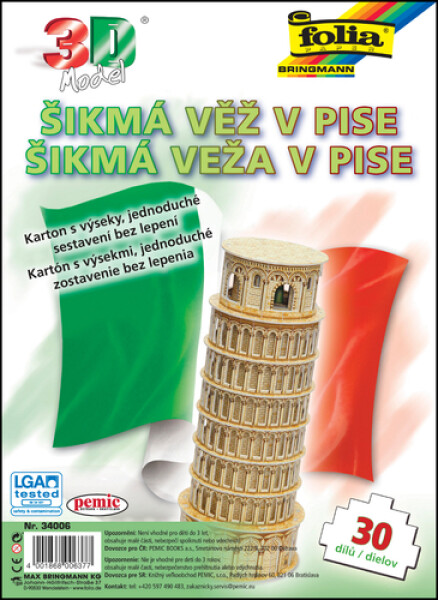 3D model Šikmá věž Pise
