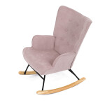 Houpací křeslo, růžová, látka, AK-371 PINK2