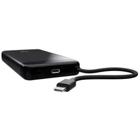 Trust Fiera 20000 černá / Powerbanka / integrovaný kabel USB-C / LED displej / 20 000 mAh / 20W (25881)