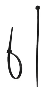 Dedra Stahovací pásky nylonové černé 2,5x200 mm / Stahovací páska / 100 ks (11C25202)