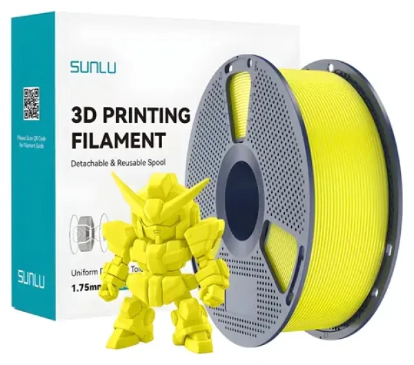Sunlu PLA+ 2.0 žlutá / Tisková struna / 1,75 mm / 1 kg (PLA+ 2.0 Y)