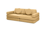 SHAPPY Dětská rozkládací pěnová pohovka SHAPPY PLAY mini Barva: Soft Beige