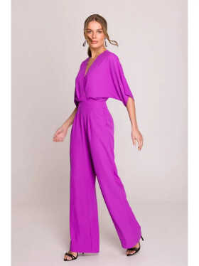Dámský overal S395 levandulová - Stylove 2XL