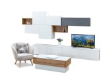 Nábytek Mikulík Obývací stěna CUBE č. 4 horní závěsný výklop š. 70 cm MIK-279367219
