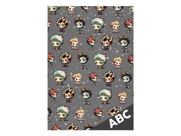 MFP MFP, 8021078, desky na abecedu, Anime maskoti, 1 ks