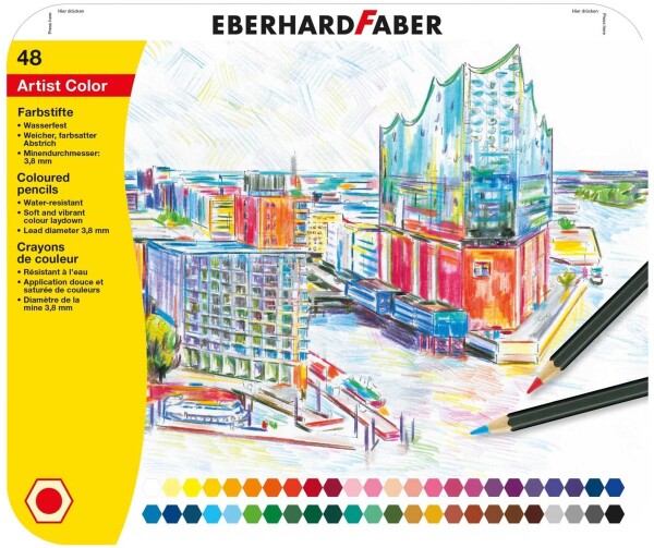 Eberhard Faber,‎ 516148, sada uměleckých pastelek, 48 ks