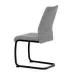Jídelní židle, šedá, látka, DCL-438 GREY2