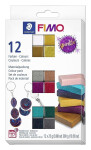 FIMO sada 12 barev x 25g - Efekt Sparkle