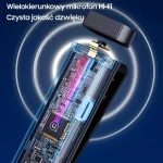 USAMS US-ZB243 / Bezdrátový klopový mikrofon / ENC / 2.4GHz / USB-C (ZB243MKF01)