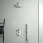 IDEAL STANDARD - CeraLine Sprchový set s baterií pod omítku, s tělesem, průměr 20 cm, chrom BD192AA