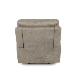 TV a relaxační křeslo s manuálním ovládáním, potah lanýžová látka v dekoru vintage