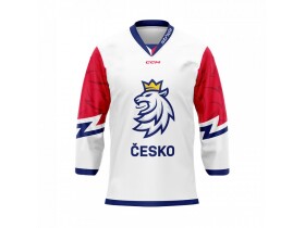 Fan dres CCM Český Hokej ČESKO - bílý Daniela Pejšová #4 Velikost: L
