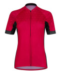 Dámský cyklistický dres ETAPE FORTUNA, magenta/černá (elastický materiál, velikost L)