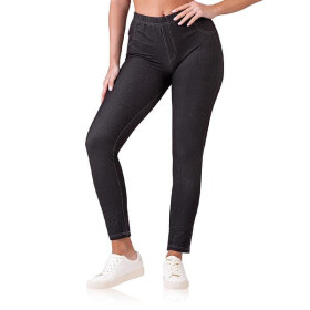 Dámské tregíny RELAX & GO JEANS TREGGINGS - BELLINDA - černá M
