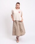 Tričko Fjällräven Fjällblomster Fox T-shirt W 113 Chalk White