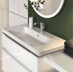 VILLEROY & BOCH - Subway 3.0 Umyvadlo 100x47 cm, s přepadem, otvor pro baterii, CeramicPlus, alpská bílá 4A70A5R1