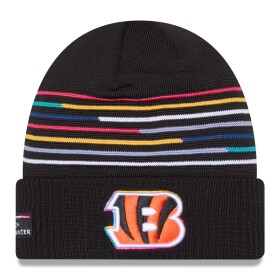 New Era Pánská zimní čepice Cincinnati Bengals NFL 2025 Crucial Catch Beanie