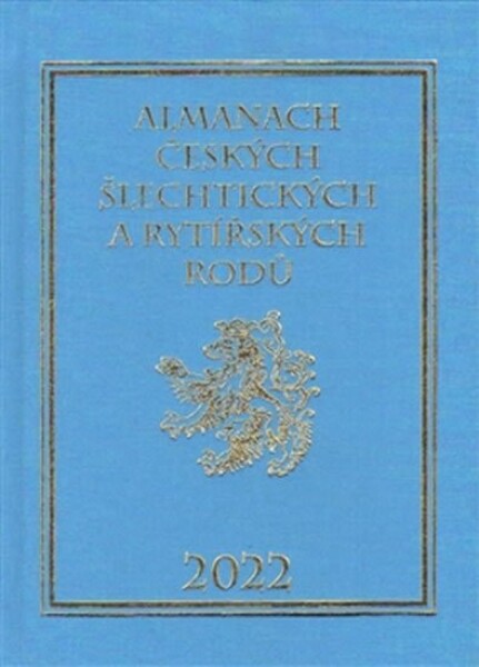 Almanach českých šlechtických rytířských rodů 2022 Karel Vavřínek