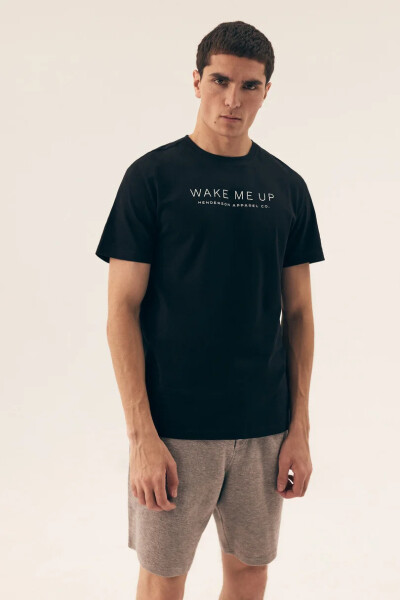 PÁNSKÉ PYŽAMO DARE 42634 SS25 černošedá XL
