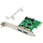 Conceptronic EMRICK04B / PCI Express / 2x M.2 SATA SSD 2280 / M Key / B Key / B+M key (EMRICK04B)