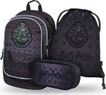 BAAGL SET 3 Core Harry Potter Bradavice černý: batoh, penál, sáček