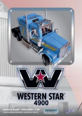 Papírový model - Tahač Western Star 4900 - 1:32