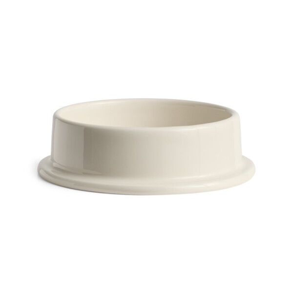 HAY Svícen Column M Off-white Ø 11 cm, bílá barva, keramika