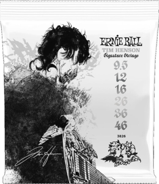 Ernie Ball 3826 Tim Henson Signature Electric Guitar Strings - 9.5-46 Gauge