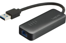 LogiLink UA0184A USB Ethernetový adaptér / USB-A 3.0 / RJ-45 / 1000Mbps (UA0184A)