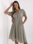 Šaty 217 SK 25663.03 khaki