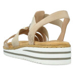 Pohodlné sandály Rieker W RKR680 beige 39